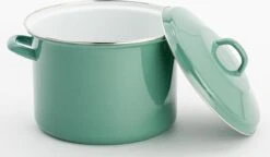 Lite-Body Magnus Soeppan/Stamppotpan Met Deksel - 24cm/8l - Emaille - Olijf Groen -Merkloos Winkel 1200x698 4