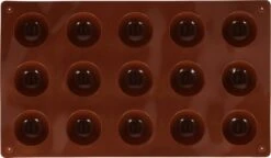 Springos Siliconen Bakvormen - Bakvorm - Koekjes Vormen - 15 Holtes - Bruin -Merkloos Winkel 1200x700 16