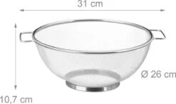 Relaxdays Vergiet Rvs - Zeef 26 Cm - Fijnmazige Keuken-vergiet - Keukengerei -Merkloos Winkel 1200x709 2
