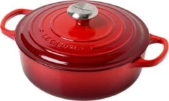 Le Creuset - Gietijzeren - Lage Braadpan - 24cm - Kersenrood -Merkloos Winkel 1200x719 2