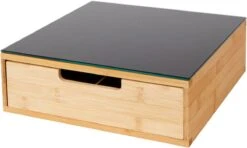 Opbergdoos Voor Koffie En Thee - Bamboe - 30x30x10 Cm Der Dolce Gusto - Nespresso – Dolce Gusto Capsules – Koffiecups - Bamboe Koffiezetapparaat Cuphouder -Merkloos Winkel 1200x719 5