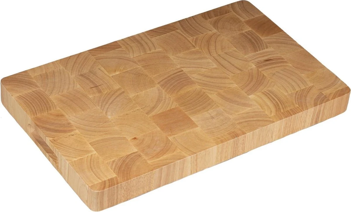 Hendi Snijplank Hout - Rubberwood - 53x32,5x(H)4,5cm 2 Hendi Snijplank Hout - Rubberwood - 53x32,5x(H)4,5cm - Afbeelding 2