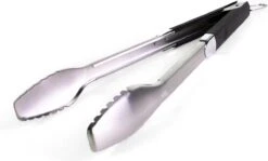 GrillKing - BBQ Tang Premium - 46cm - Antislip Handvat Met Ophangbeugel - Zware Kwaliteit