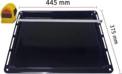 ICQN Bakplaat Met Anti-aanbaklaag - 445x375x25 Mm - Krasbestendig -Merkloos Winkel 1200x733 7