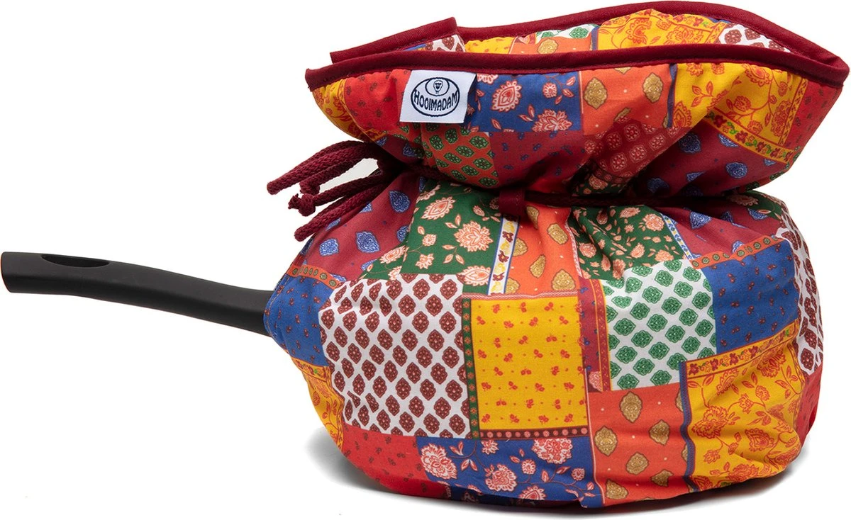 Hooimadam - Patchwork - Groot (L)- Hooikist - Slowcooking - Duurzaam Koken - Energiezuinig Koken 2 Hooimadam - Patchwork - Groot (L)- Hooikist - Slowcooking - Duurzaam Koken - Energiezuinig Koken - Afbeelding 2