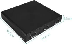 Navaris Espresso Capsulehouder Met Lades - Koffiecuphouder Met 3 Lades - Opbergbox Geschikt Voor Nespresso Cups - 48 Koffiecups - Zwart -Merkloos Winkel 1200x734 7