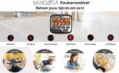 BanGosa® Magnetisch Digitale Kookwekker - Timer - RVS - Keukenwekker Digitaal - Digitale Keuken Timer - Stopwatch Met Magneet 12 BanGosa® Magnetisch Digitale Kookwekker - Timer - RVS - Keukenwekker Digitaal - Digitale Keuken Timer - Stopwatch Met Magneet -Merkloos Winkel 1200x739 7
