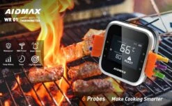 AidMax Vleesthermometer Met Optie Tot 6 Sondes – Bluetooth Met App – Digitale Kernthermomter – Thermometer Geschikt Voor BBQ, Oven & Grill – Incl. Batterijen - Geleverd Met 2 Sondes -Merkloos Winkel 1200x742 11