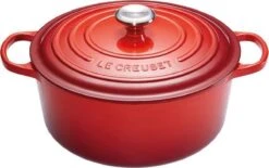 Le Creuset Gietijzeren Braadpan - 26cm 5,3 L - Kersenrood -Merkloos Winkel 1200x751 2