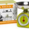Weegschaal RETRO Groen - BAKE&GO / BALANCE De Cuisine Analogue 0,8l