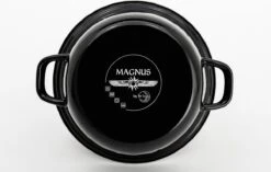 Lite-Body - Emaille - Magnus Braadpan 28cm/3,5l Met Deksel - Inductie - Zwart -Merkloos Winkel 1200x763 2