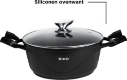 BIKO - Smile Pannen 8 Delige Pannenset - Braadpan - Zwart -Merkloos Winkel 1200x763 7