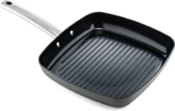 ISENVI Murray Keramische Grillpan 26 CM - RVS Greep