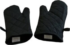 Benza - Pannnenlap En Ovenwant Set - Zwart 11 Benza - Pannnenlap En Ovenwant Set - Zwart -Merkloos Winkel 1200x771