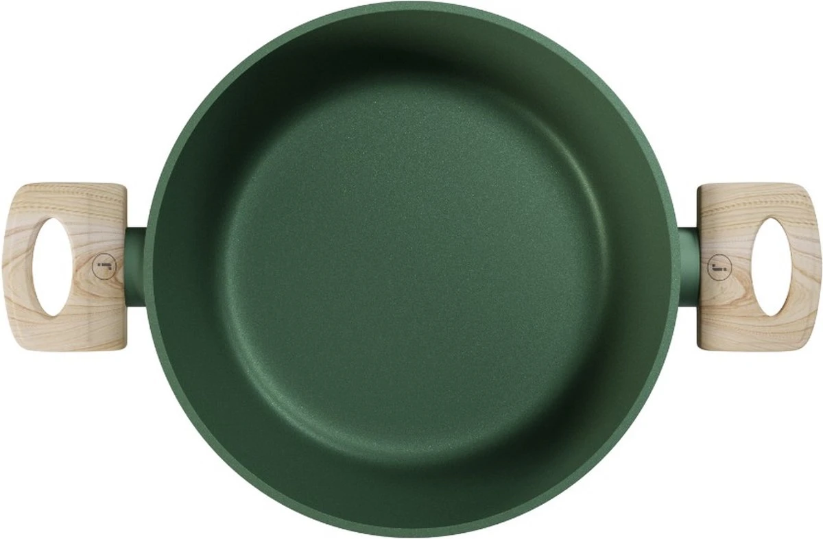 Forest, Braadpan Met Deksel – Ø 16 Cm – 100% Gerecycled Aluminium – Geschikt Voor Alle Warmtebronnen - Duurzame Pan – PFOA Vrij – Sudderpan – Stoofpan – 2.5 L 7 Forest, Braadpan Met Deksel – Ø 16 Cm – 100% Gerecycled Aluminium – Geschikt Voor Alle Warmtebronnen - Duurzame Pan – PFOA Vrij – Sudderpan – Stoofpan – 2.5 L - Afbeelding 7