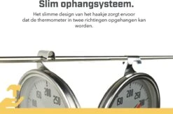 Tool Meister OT4 - Oventhermometer - Keuken/Kook Thermometer - Analoog - 0°C Tot 400°C -Merkloos Winkel 1200x788 8