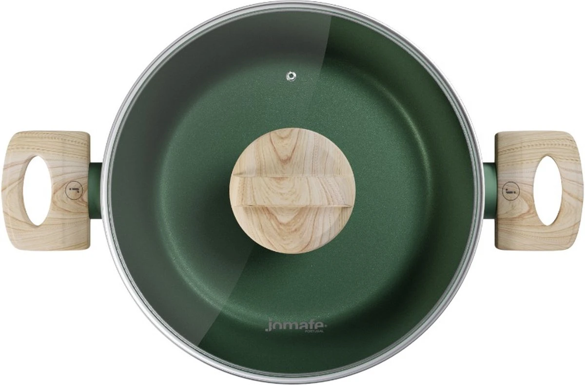 Forest, Braadpan Met Deksel – Ø 16 Cm – 100% Gerecycled Aluminium – Geschikt Voor Alle Warmtebronnen - Duurzame Pan – PFOA Vrij – Sudderpan – Stoofpan – 2.5 L 6 Forest, Braadpan Met Deksel – Ø 16 Cm – 100% Gerecycled Aluminium – Geschikt Voor Alle Warmtebronnen - Duurzame Pan – PFOA Vrij – Sudderpan – Stoofpan – 2.5 L - Afbeelding 6