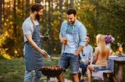 Old West BBQ Schort Barbecue Schort Leer - Bruin -Merkloos Winkel 1200x793