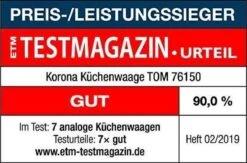 Korona Tom Keukenweegschaal - Retro - Tot 5 Kg - Zwart / Zilver -Merkloos Winkel 1200x794 13