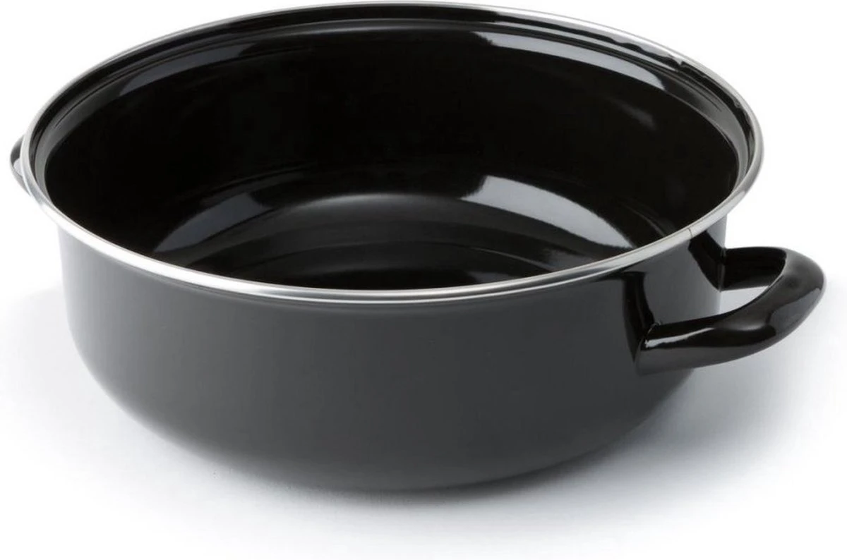 CasaLupo Emaille Braadpan Cooking - ø 26 Cm / 5 Liter 4 CasaLupo Emaille Braadpan Cooking - ø 26 Cm / 5 Liter - Afbeelding 4
