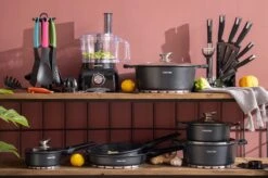 Swiss Pro+ - SWP41D22 - Pannenset 41 Delig - Foodprocessor - Messenblok 8 Delig - Kookgerei Set Met Houder 7 Delig - Starters Pakket - 2022 Serie - Limited Edition -uitzet -Merkloos Winkel 1200x799 117