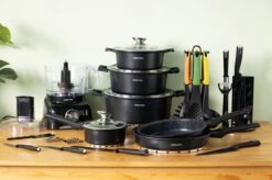 Swiss Pro+ - SWP41D22 - Pannenset 41 Delig - Foodprocessor - Messenblok 8 Delig - Kookgerei Set Met Houder 7 Delig - Starters Pakket - 2022 Serie - Limited Edition -uitzet -Merkloos Winkel 1200x799 122