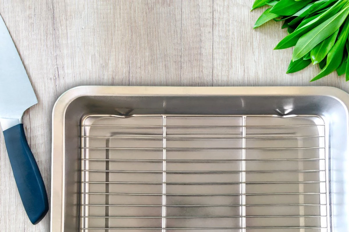 YUGN Braadslede Ovenschaal Braadslee Oven - Braadslede Met Rooster Voor Ovengerechten - Roestvrijstaal En 40x30x7CM - Cadeau Tip 7 YUGN Braadslede Ovenschaal Braadslee Oven - Braadslede Met Rooster Voor Ovengerechten - Roestvrijstaal En 40x30x7CM - Cadeau Tip - Afbeelding 7