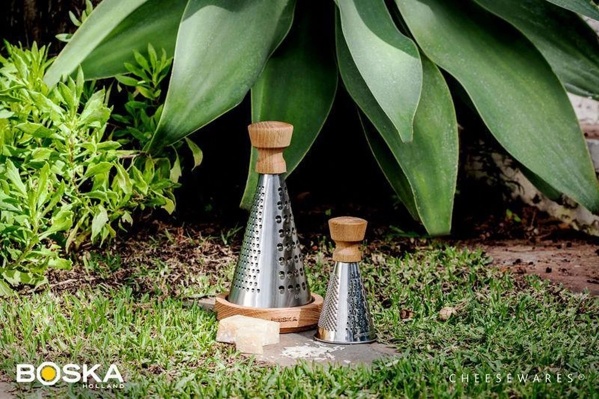 Boska Tafelrasp Mini Oslo - Kaasrasp - Met 3 Snijvlakken - Bruin/Zilver 3 Boska Tafelrasp Mini Oslo - Kaasrasp - Met 3 Snijvlakken - Bruin/Zilver - Afbeelding 3