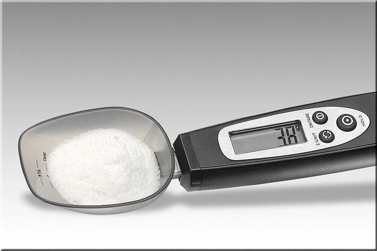 Sunartis - Lepelweegschaal - Weeglepel - Digitaal - Tot 300 Gram 4 Sunartis - Lepelweegschaal - Weeglepel - Digitaal - Tot 300 Gram - Afbeelding 4