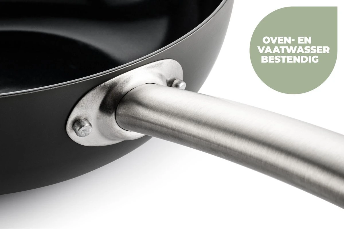 ISENVI Murray Combideal - Keramische Koekenpannen - RVS Grepen 7 ISENVI Murray Combideal - Keramische Koekenpannen - RVS Grepen - Afbeelding 7