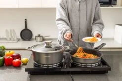 Swiss Pro+ | Set 14 Delige Pannenset | Inductie - Pannensets - Glazen Deksel - Met Afneembare Handgreep - Marmeren Interieur -PFAS-vrij | Grey / Silver -Merkloos Winkel 1200x799 44