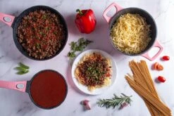 Royalty Line Inductie Pannenset - Luxe 14-delige Pannenset Marmeren Coating - Pannen Met Afneembare Handvaten - Oven-Ready - PFAS-Vrij - Voor Alle Warmtebronnen - Afneembare Koudgrepen - Antiaanbaklaag - Koekenpan Met Glazen Deksels - Roze -Merkloos Winkel 1200x800 192