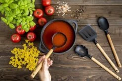 Smile 10-Delige Pannenset - Anti Aanbaklaag - Vaatwasser Bestendig - Zwart - MGK-17 -Merkloos Winkel 1200x800 201