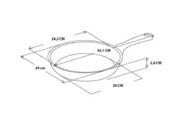 GreenPan Essentials Pannenkoekenpan 24cm - Zwart - Inductie - PFAS-vrij -Merkloos Winkel 1200x800 226