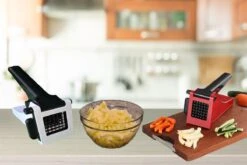 Merkloos Frietsnijder | Groentesnijder | Patatsnijder | Multifunctioneel | Met Handleiding | Sterke Messen | Wit -Merkloos Winkel 1200x800 305