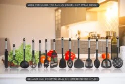 Kookgerei Set - Zwart - 42-delig - Keukengerei -Merkloos Winkel 1200x800 327