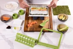 YUGN Sushi Set Sushi Kit Sushi Maker - 7 Delig Met Sushi Mat - Sushi Maken Met Heerlijke Sushi Recepten - Cadeau Tip -Merkloos Winkel 1200x800 358