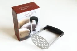 Aardappelstamper | Professioneel | Stamper | Pureestamper | Potato Masher | Pureerder | Stamppot Stamper | Matt Steel | Horizontale Handgreep | Professioneel | Ergonomische Handgreep | Handmatig | Vaatwasserbestendig -Merkloos Winkel 1200x800 366