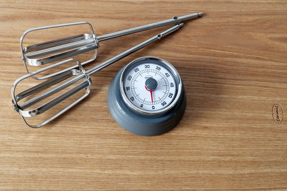 CABANAZ - Mechanische Kookwekker, Metaal Met Magneet, KITCHEN TIMER, Grijs 2 CABANAZ - Mechanische Kookwekker, Metaal Met Magneet, KITCHEN TIMER, Grijs - Afbeelding 2