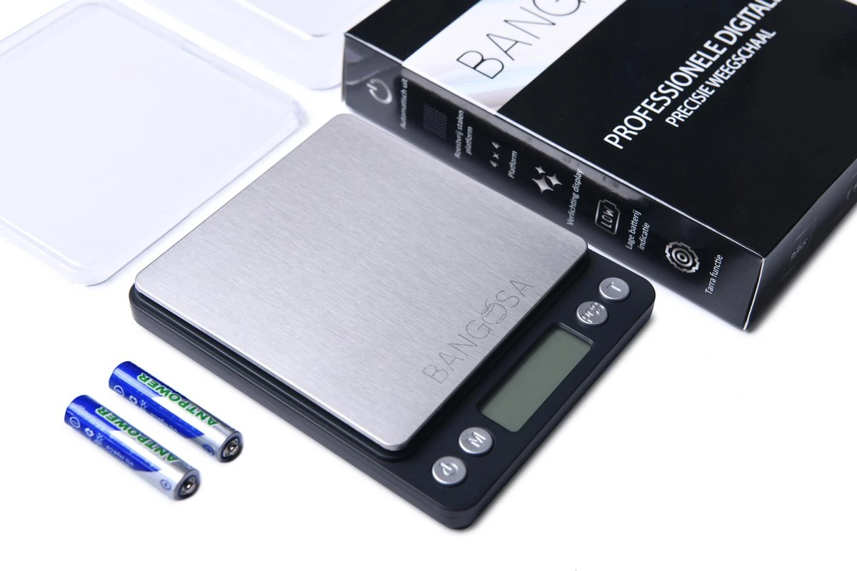 Bangosa® Digitale Precisie Weegschaal 500g X 0.01 Gram - Keukenweegschaal - Zakweegschaal 6 Bangosa® Digitale Precisie Weegschaal 500g X 0.01 Gram - Keukenweegschaal - Zakweegschaal - Afbeelding 6