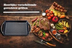Kicinn Grillplaat - Gietijzer - Geëmailleerd - Incl. Accessoires - Ø 33 X 21.8 Cm (LxB) -Merkloos Winkel 1200x801 15