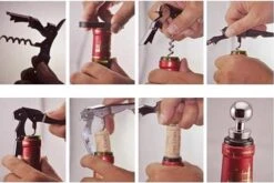 Kurkentrekker - Wijnopener - Bieropener - Kelnermes - Flesopener- Bierflesopener - Volledig RVS -Merkloos Winkel 1200x802 24