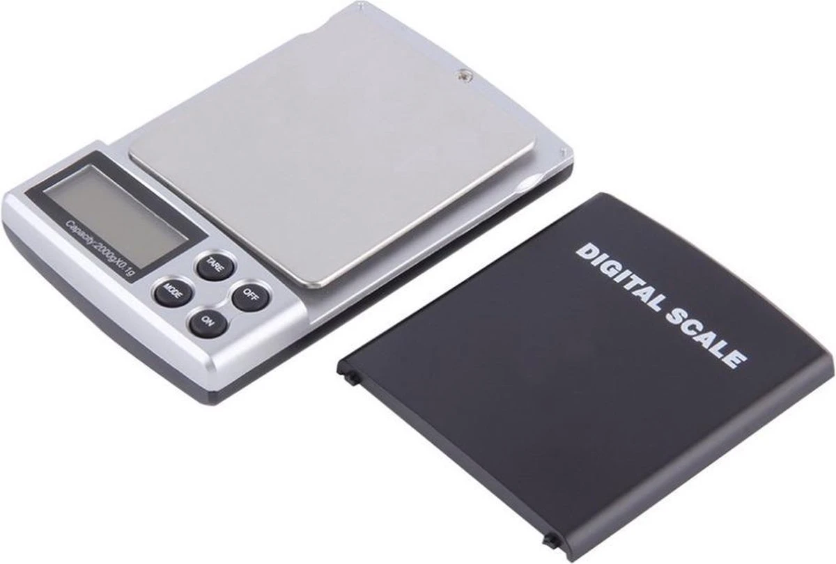 Merkloos Precisie Weegschaal - Digitaal - Pocket Model - 0,1 Tot 2000 Gram 1 Merkloos Precisie Weegschaal - Digitaal - Pocket Model - 0,1 Tot 2000 Gram