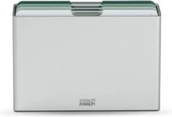 Folio Snijplanken Set Met Houder, Set Van 4 Stuks, Groen - Joseph Joseph | Editions