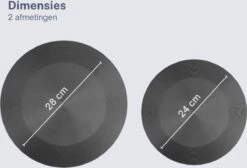 Vlamverdeler - Sudderplaat - Gasfornuis - BBQ - Aluminium - Fraai Design - 28 Cm -Merkloos Winkel 1200x817 12