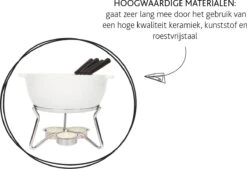 Boska Kaasfondueset Party - Magnetron Bestendig - Keramiek - Wit - 750 Ml 19 Boska Kaasfondueset Party - Magnetron Bestendig - Keramiek - Wit - 750 Ml -Merkloos Winkel 1200x821 14