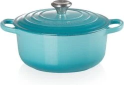 Le Creuset Braadpan Signature Caribbean Blue - ø 20 Cm / 2.4 Liter -Merkloos Winkel 1200x825 9
