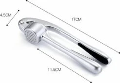 Round Limited® Knoflookpers - Roestvrijstaal - RVS Knoflookpers - Kwalitatief - Handmatig - Vaatwasser Bestendig -Merkloos Winkel 1200x831 7