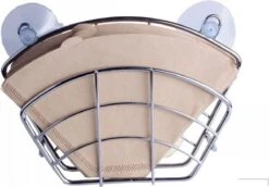 Merkloos Koffiefilterhouder Chr M/zuignap