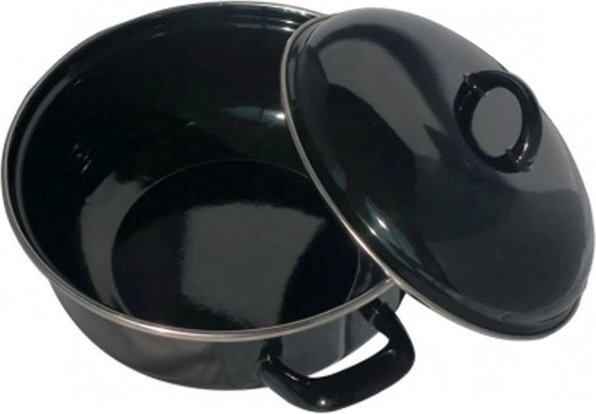 CasaLupo Emaille Braadpan Cooking - ø 26 Cm / 5 Liter 8 CasaLupo Emaille Braadpan Cooking - ø 26 Cm / 5 Liter - Afbeelding 8